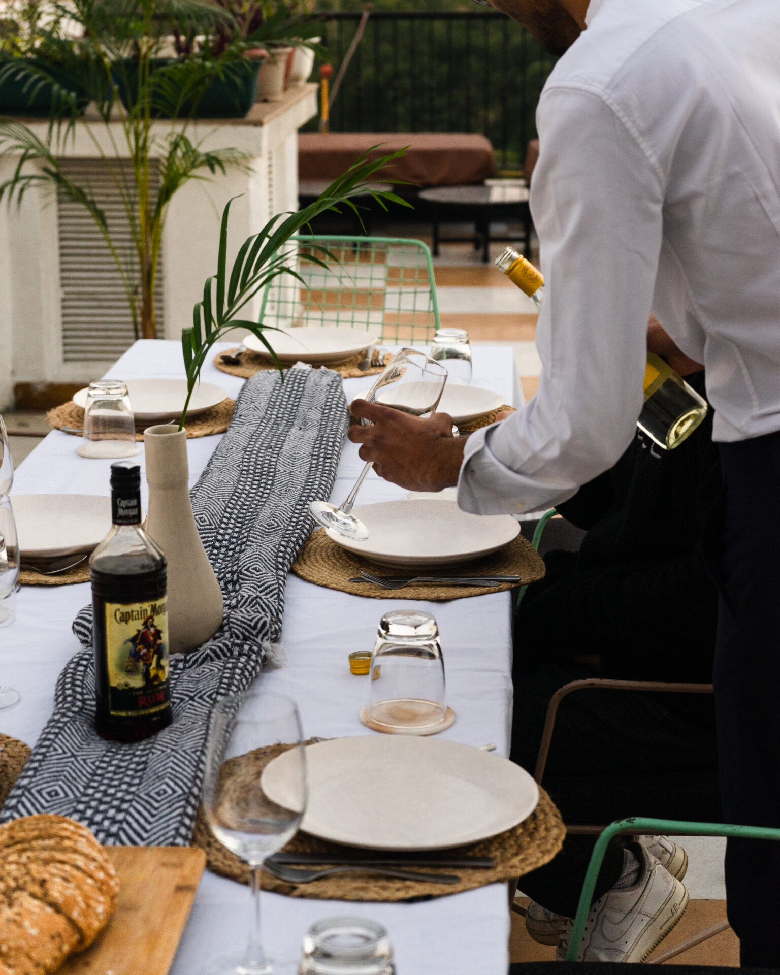 rooftop catering party